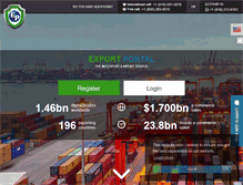Tablet Screenshot of exportportal.com